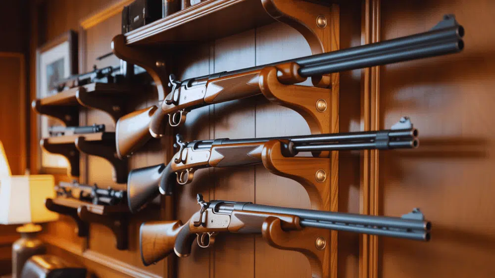 wall mounted gun racks
