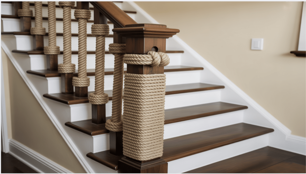 rope-wrapped-stair-railings-with-marine-knots 