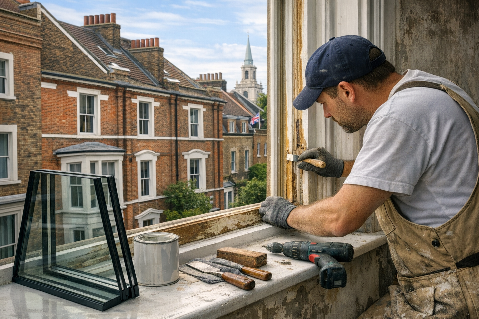 Sash Window Refurbishment in London: What It Really Means