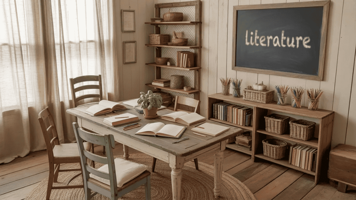 farmhouse-inspired-homeschool-room