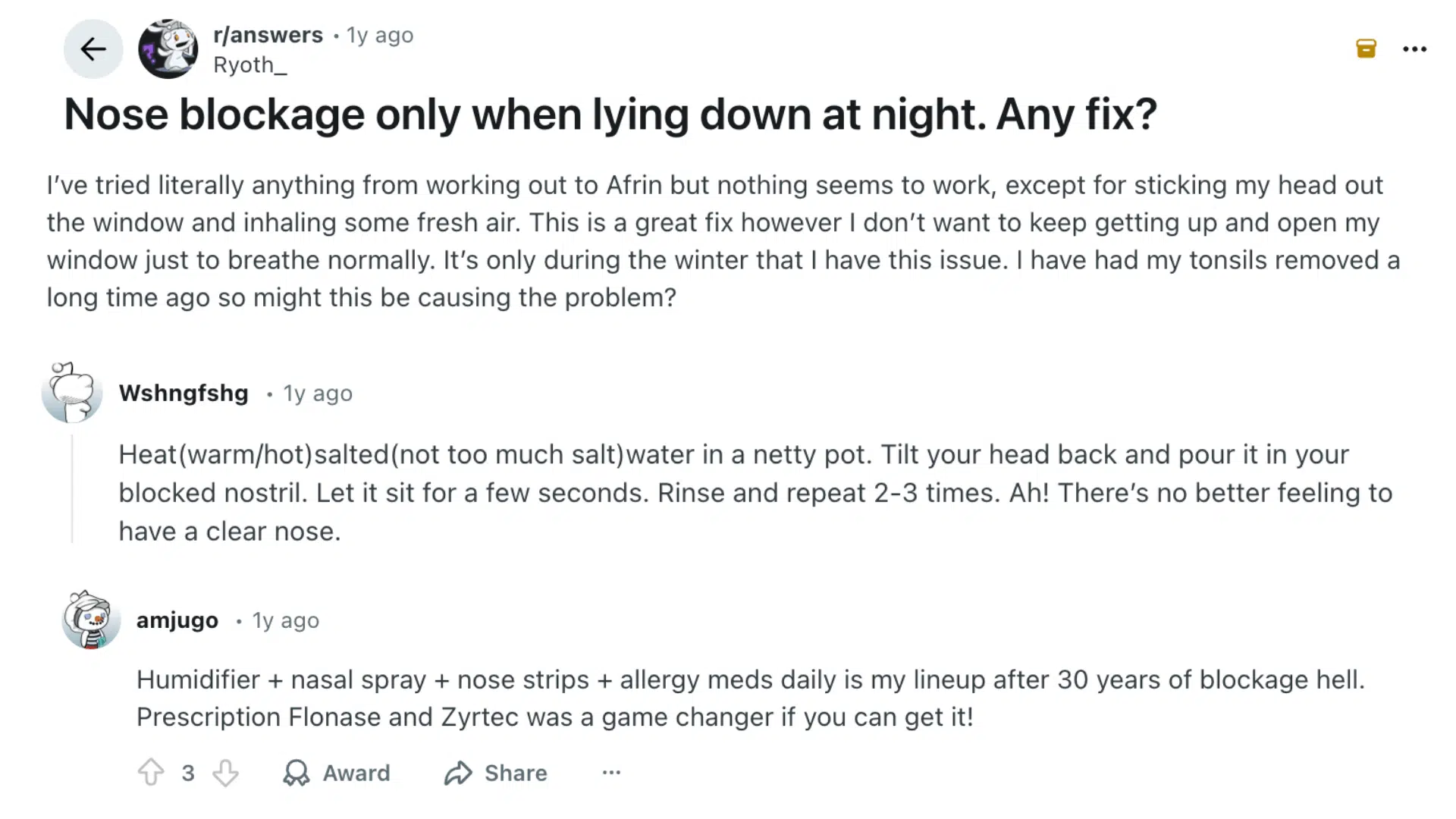 community-discussions-on-nasal-blockage-at-night