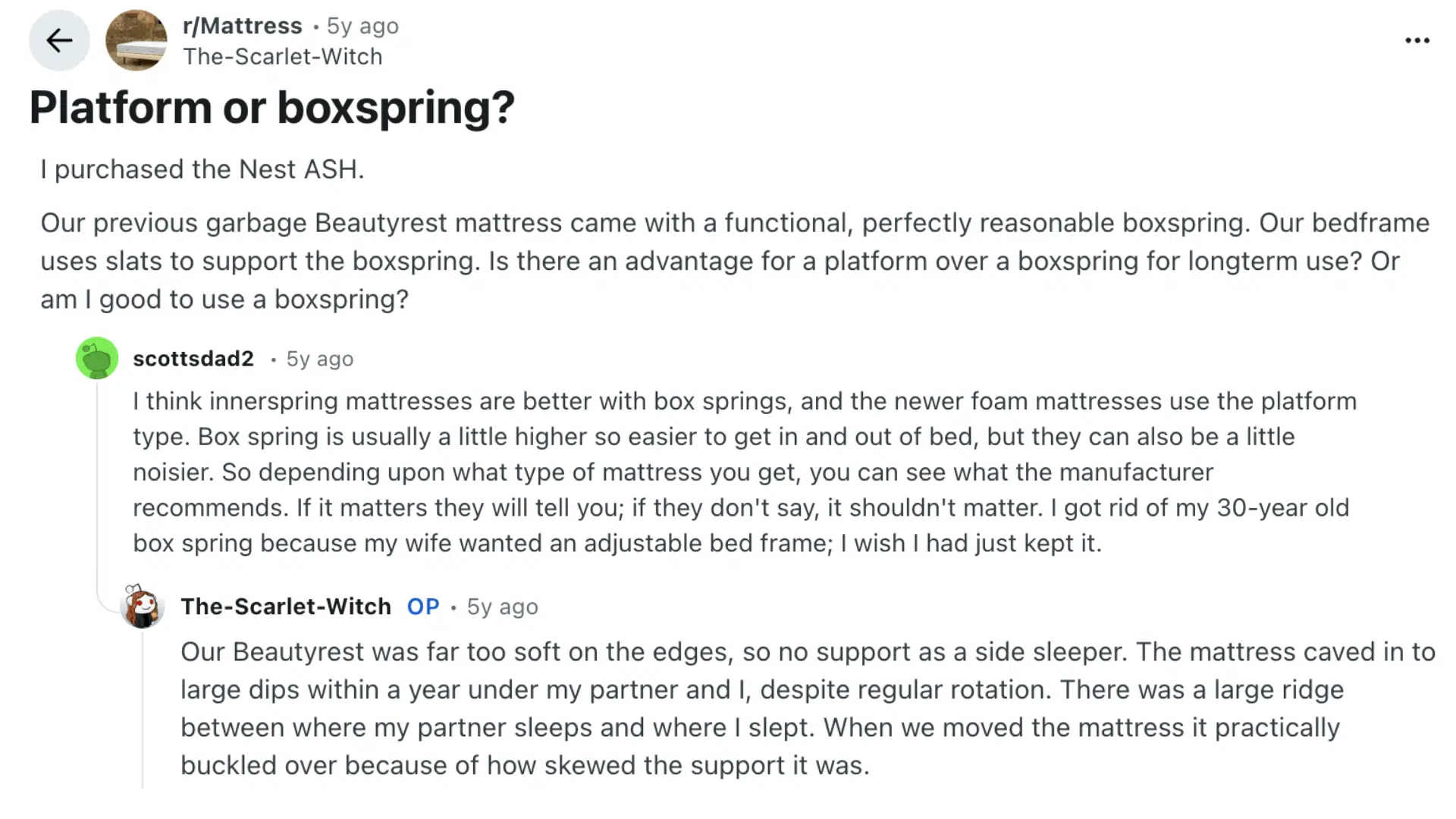 community-discussions-on-platform-bed-vs-box-spring