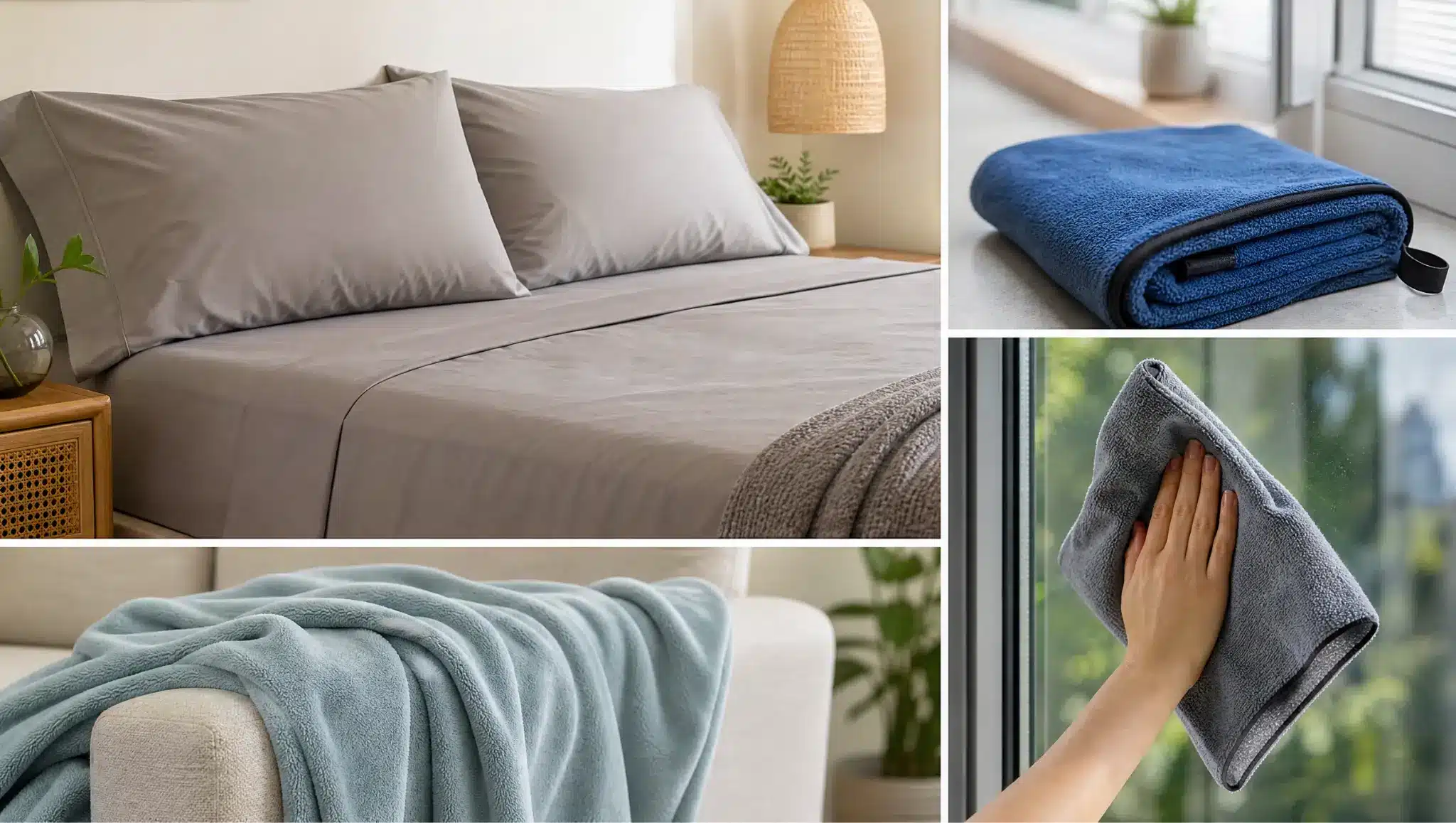 common uses of microfiber