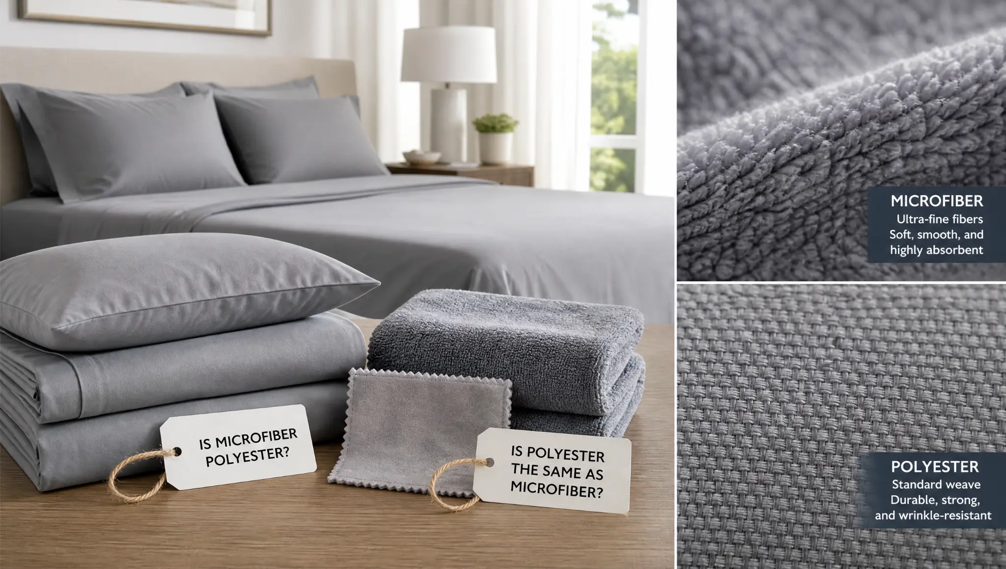 _is microfiber polyester fabric comparison
