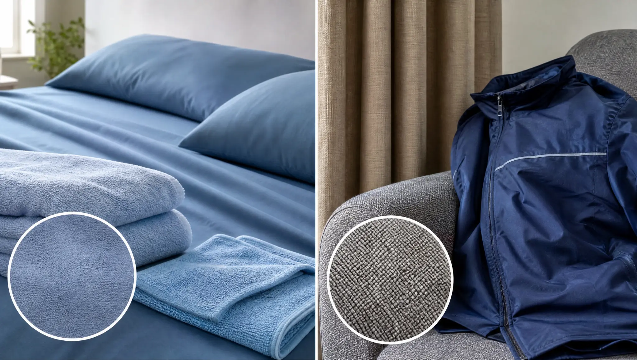 microfiber versus polyester fabrics