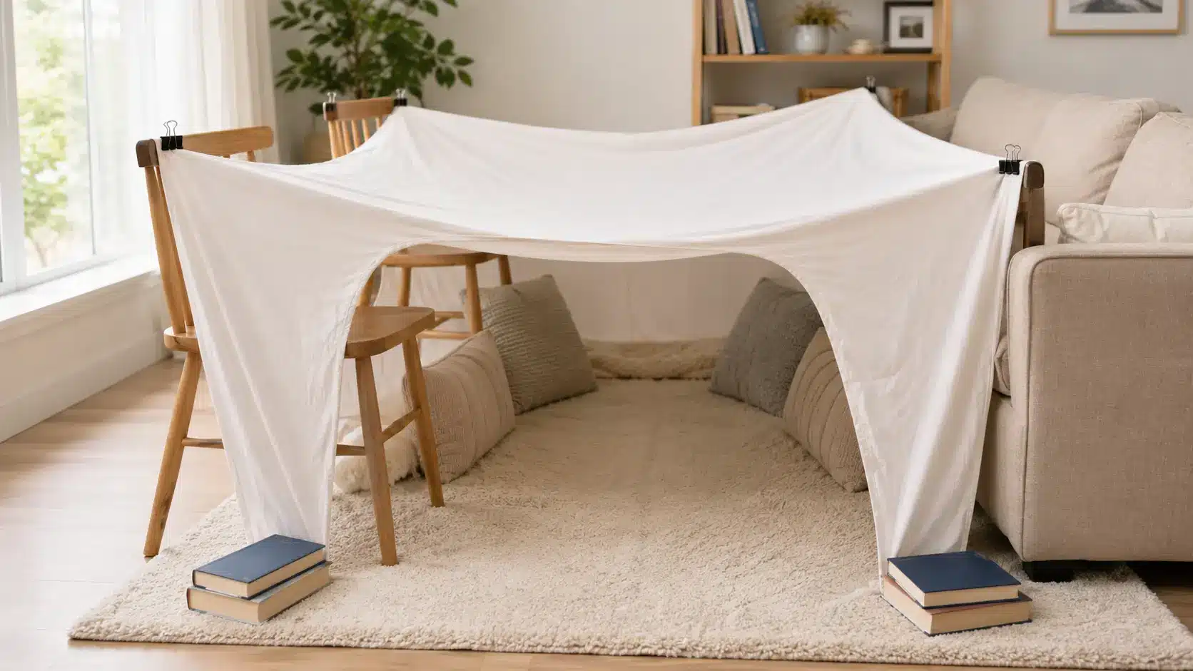 sheet fort roof
