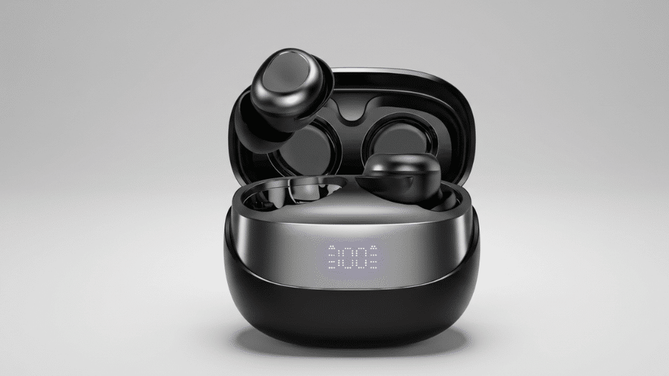 dusonlap sleep earbuds with charging case for extended overnight audio playback