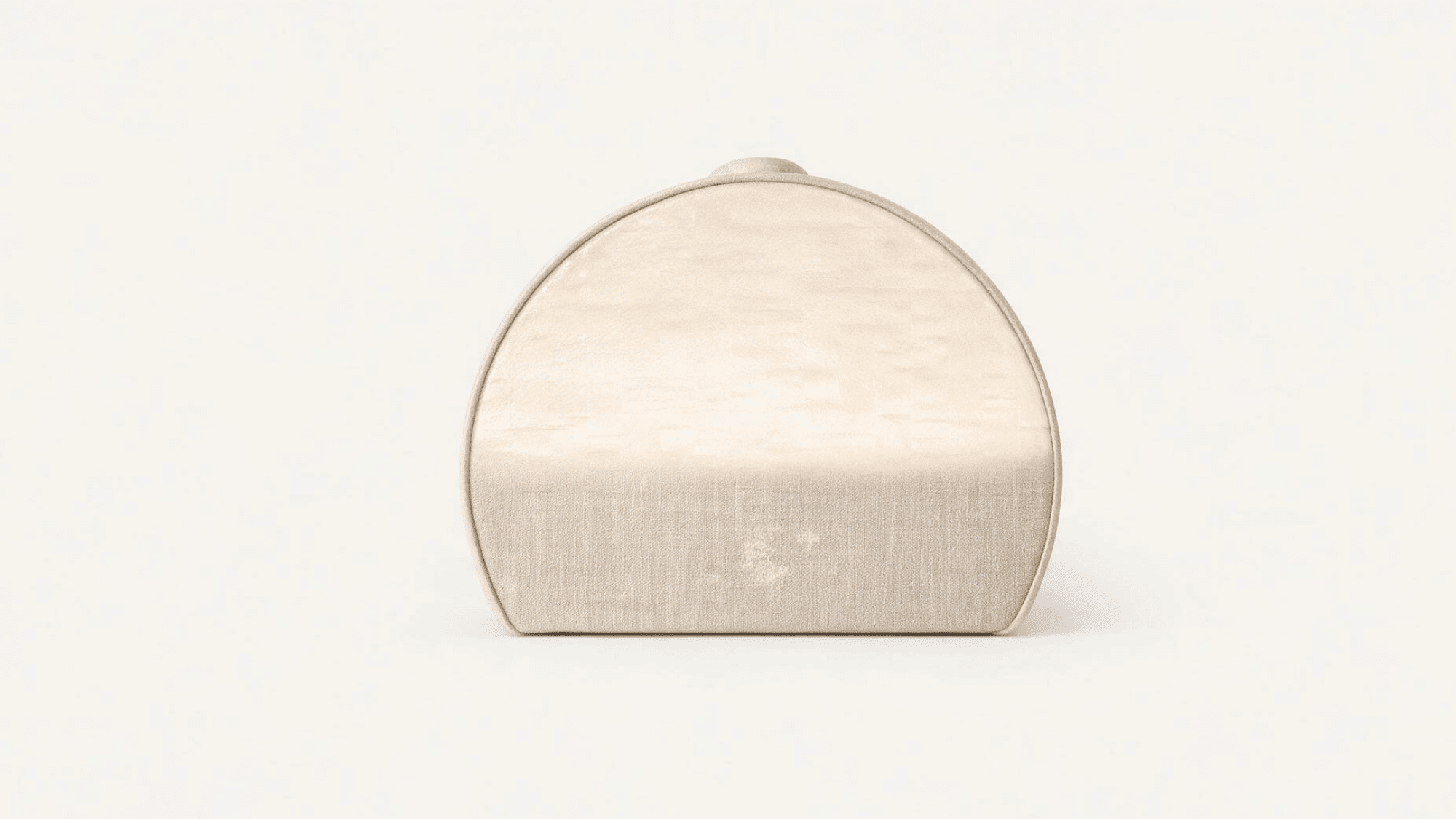 hatch restore sleep sound machine with fabric-covered dome design and minimalist curved shape on a clean white background