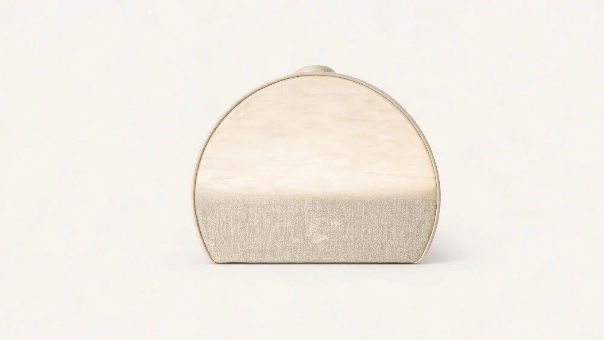 hatch restore sleep sound machine with fabric-covered dome design and minimalist curved shape on a clean white background