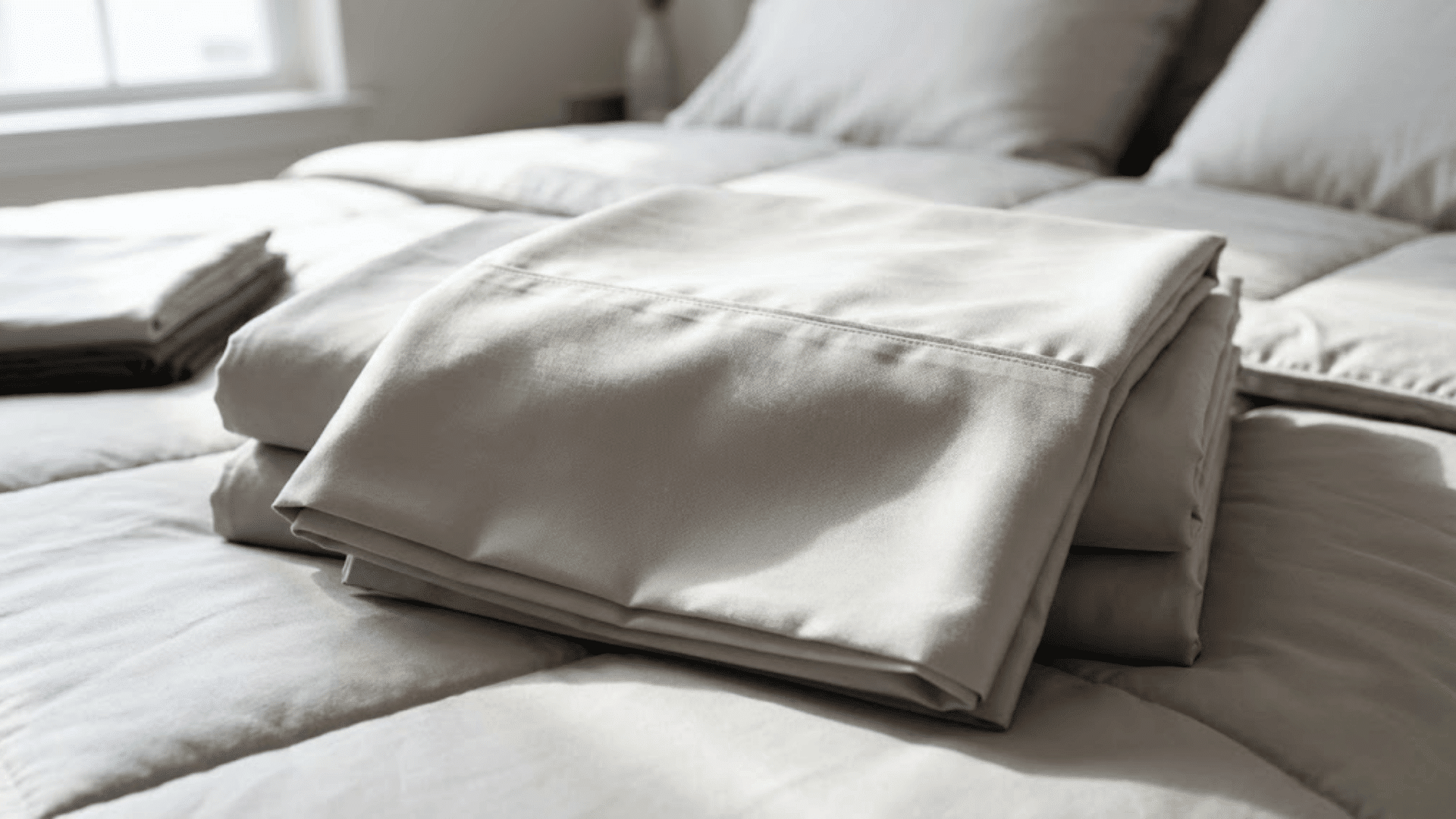 miracle sheets fabric showing smooth sateen texture and soft bedding material