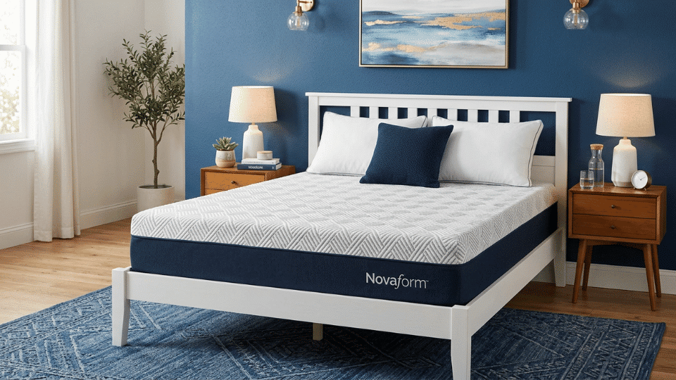 novaform comfortgrande gel memory foam mattress at costco