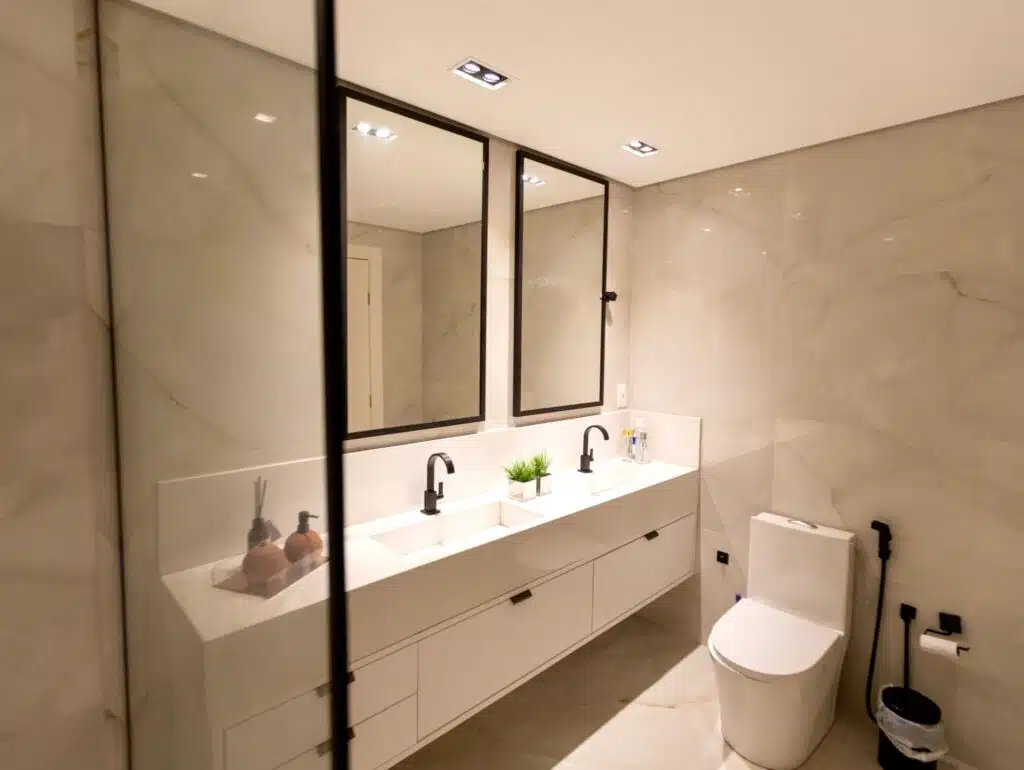 a beautiful bathroom interior
