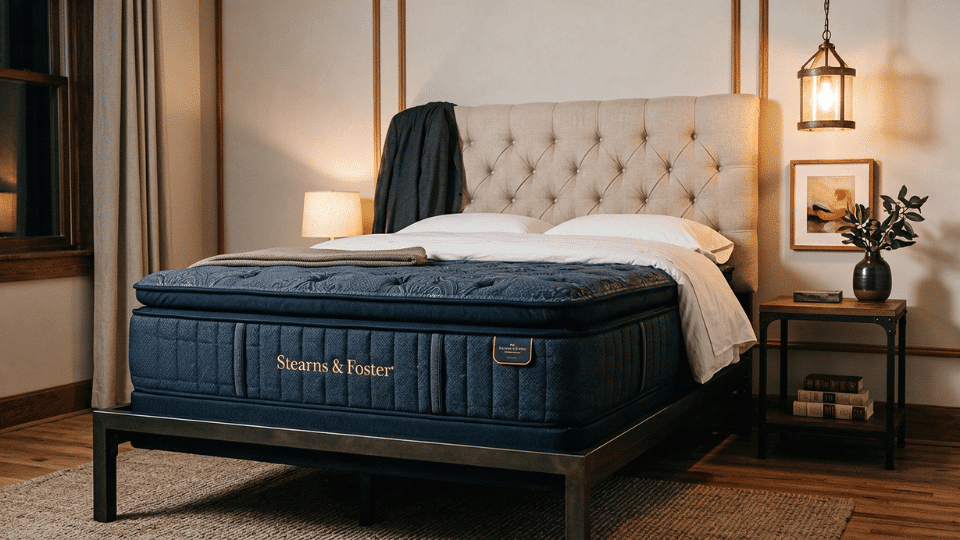 stearns and foster lux estate hybrid mattress with premium support
