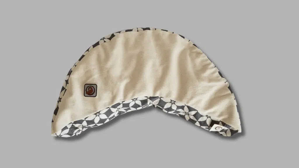 blessed nest nursing pillow with soft curved feeding support