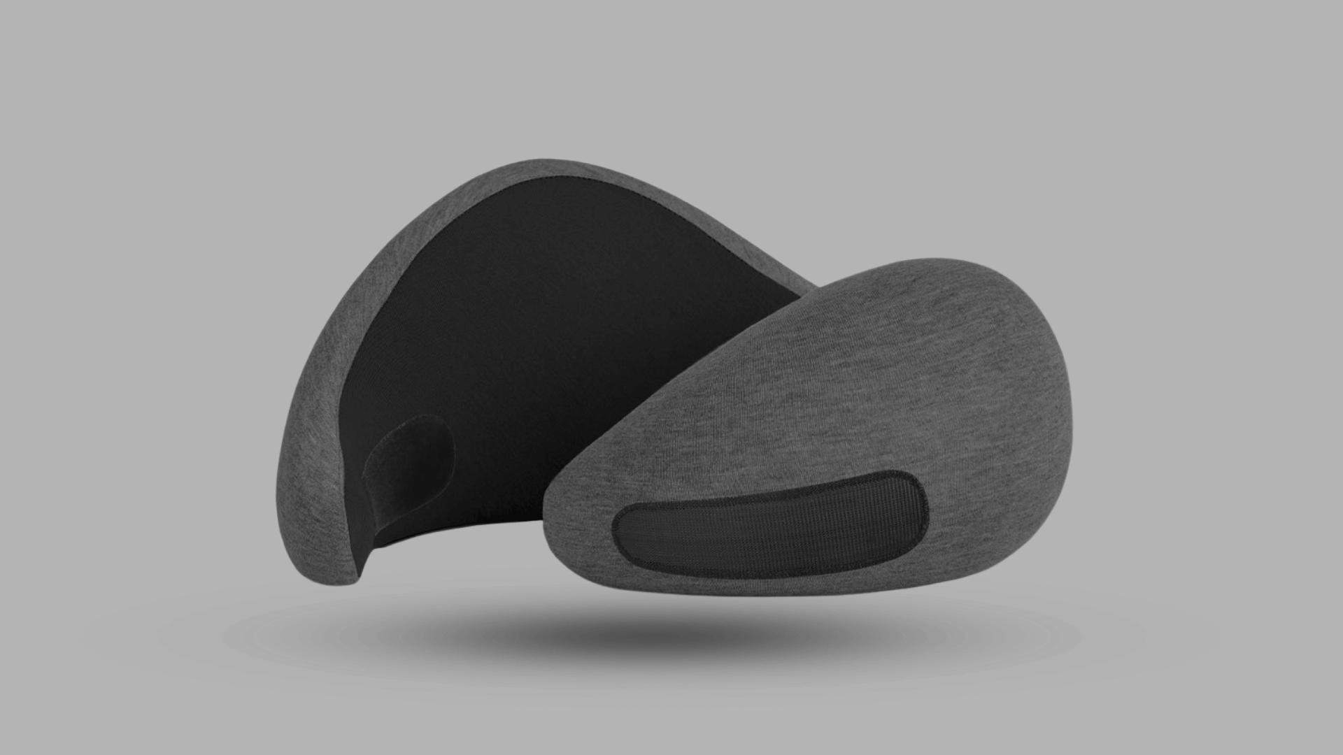 ostrichpillow go neck pillow with sculpted wraparound memory foam support